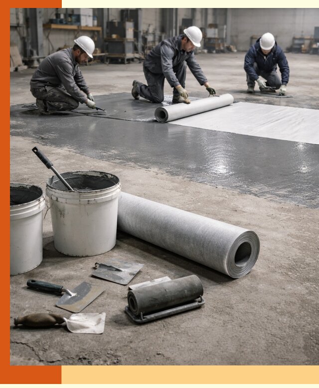 Гидроизоляция промышленного пола в Бугульме — защита и долговечность