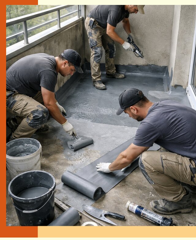 Гидроизоляция балкона в Бугульме: надежная защита от протечек