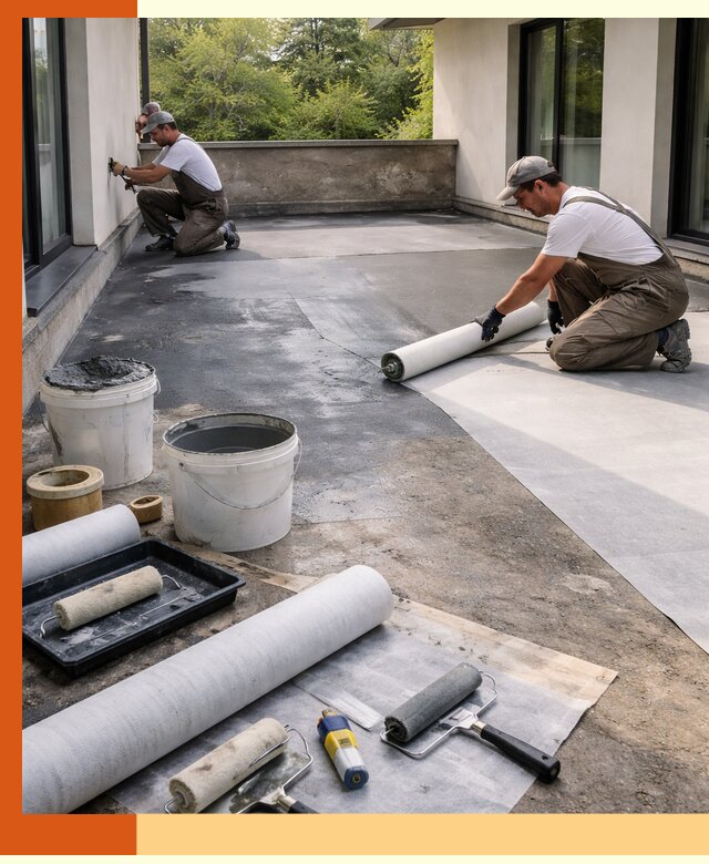 Гидроизоляция террасы в Бугульме — надежная защита от влаги и протечек