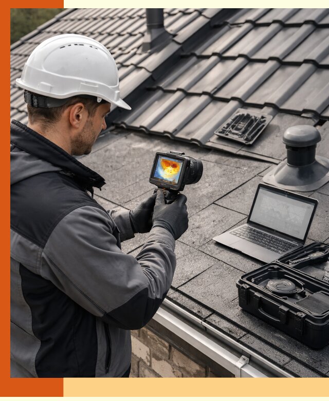 Тепловизионное обследование кровли в Бугульме для выявления дефектов