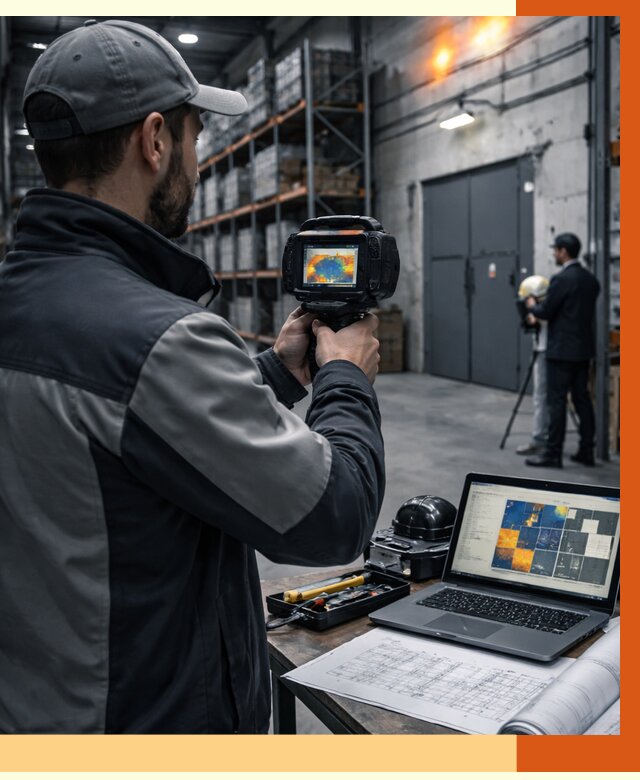 Тепловизионное обследование склада в Бугульме от 6570 руб. | ТепломастерБгл