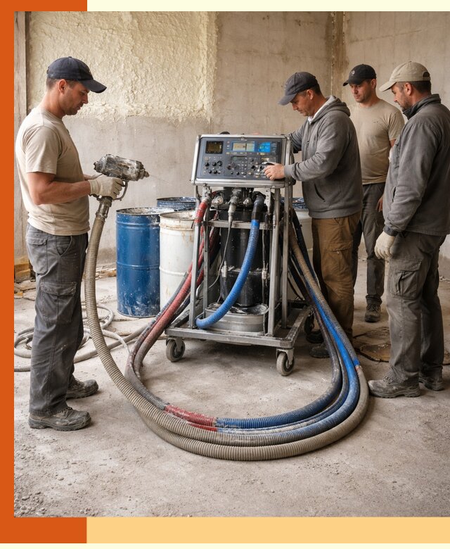 Аренда установки для напыления ППУ в Бугульме на выгодных условиях